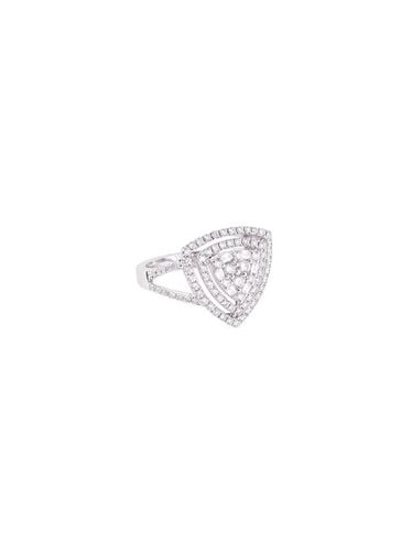 Diamond 18k gold triangle cutout ring - LC COLLECTION JEWELLERY - Modalova