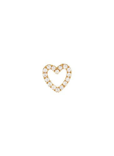 Diamond 18k yellow gold 'Heart' charm - With Love - LOQUET LONDON - Modalova