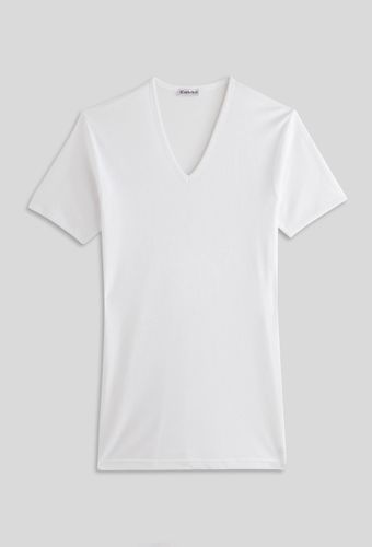 T shirt col v manches courtes en coton BIO , certifié OEKO-TEX - EMINENCE - Modalova