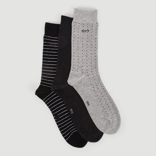Lot de 3 paires de chaussettes fantaisie en coton - DIM - Modalova
