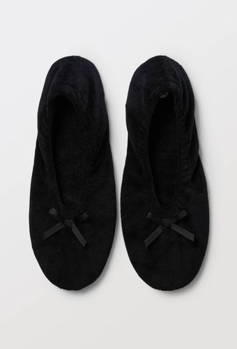 Ballerines unies en velours - MONOPRIX - Modalova