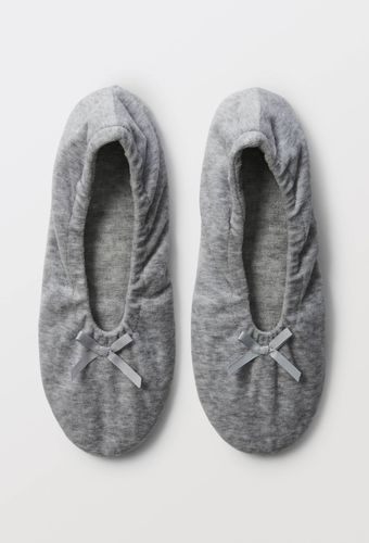 Ballerines unies en velours - MONOPRIX - Modalova