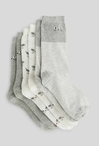 Lot de 3 paires de chaussettes à motifs chat - MONOPRIX FEMME - Modalova