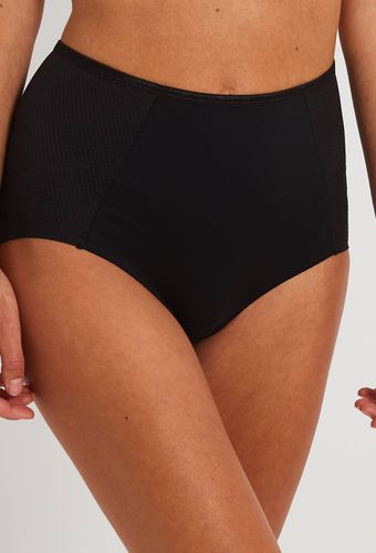 Culotte taille haute ventre plat en microfibre fantaisie - MONOPRIX FEMME - Modalova