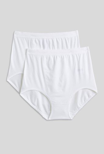 Lot de 2 culottes ventre plat contenant du coton BIO GOTS - MONOPRIX - Modalova