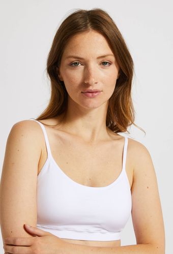 Brassière sans coutures avec coques amovibles et agrafage dos - MONOPRIX - Modalova