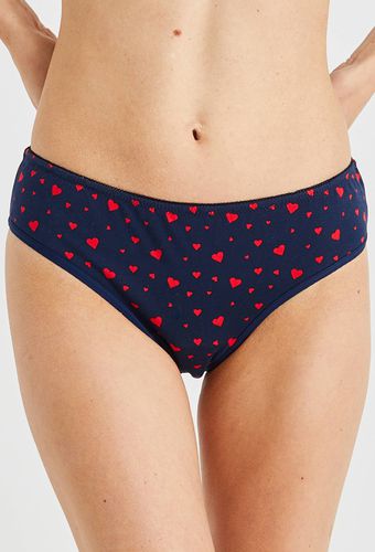 Culotte menstruelle imprimée en coton BIO - MONOPRIX FEMME - Modalova