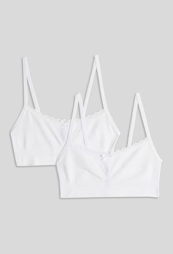 Lot de 2 brassières sans coutures avec dentelle - MONOPRIX - Modalova
