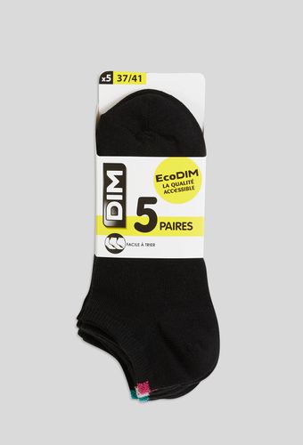 Lot de 5 paires de mini-socquettes en coton - DIM - Modalova