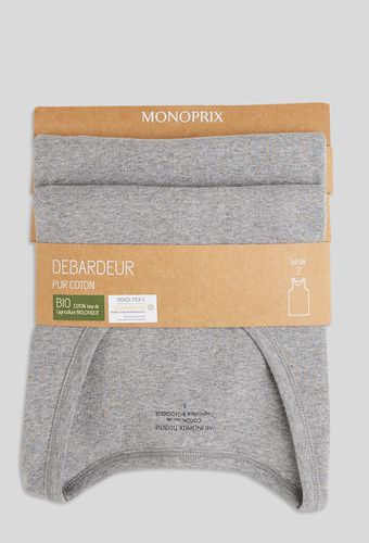 Lot de 2 débardeurs en coton BIO, certifié OEKO-TEX - MONOPRIX - Modalova