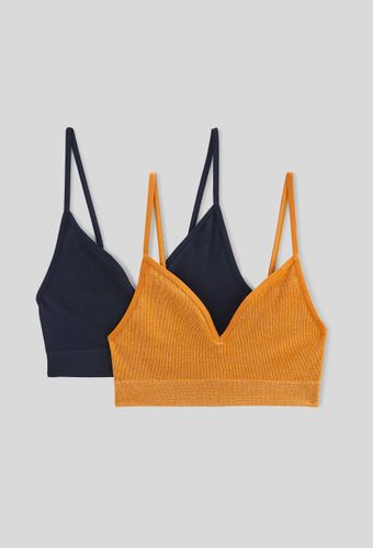 Lot de 2 brassières sans coutures avec fils métallisés - MONOPRIX - Modalova