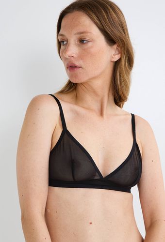 Soutien-gorge triangle LUZ en tulle - MONOPRIX - Modalova