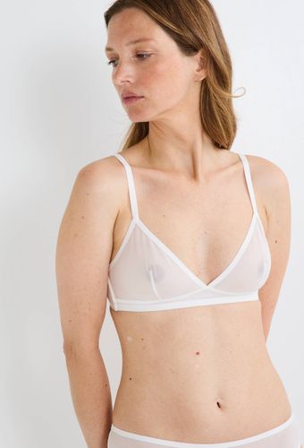 Soutien-gorge triangle LUZ en tulle - MONOPRIX - Modalova