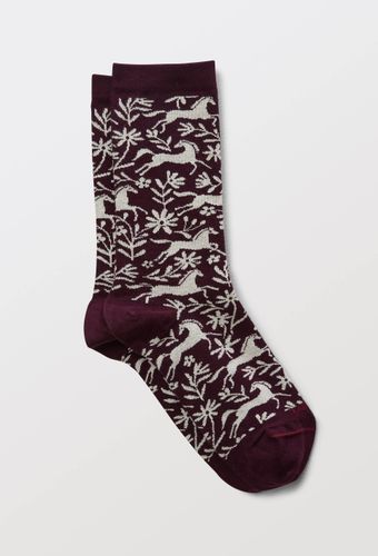 Paire de chaussettes en coton fantaisie - LABONAL - Modalova
