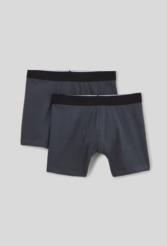 Lot de 2 boxers long premium en coton BIO - MONOPRIX - Modalova