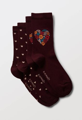 Lot de 2 paires de chaussettes en coton Bleuforêt - BLEU FORET - Modalova