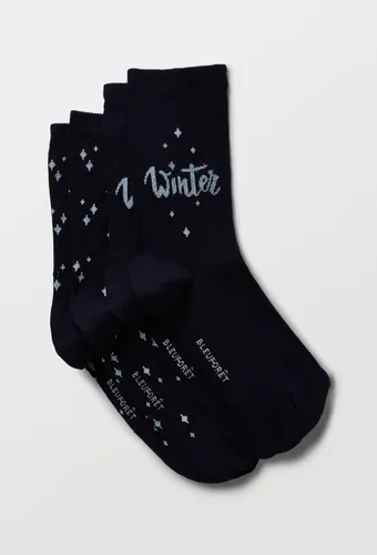 Lot de 2 paires de chaussettes en coton Bleuforêt - BLEU FORET - Modalova