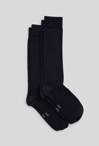 Chaussettes hautes unies en coton - MONOPRIX - Modalova