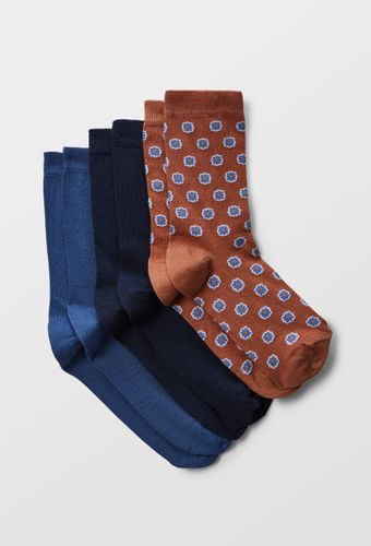 Lot de 3 paires de chaussettes fantaisie en coton - MONOPRIX - Modalova