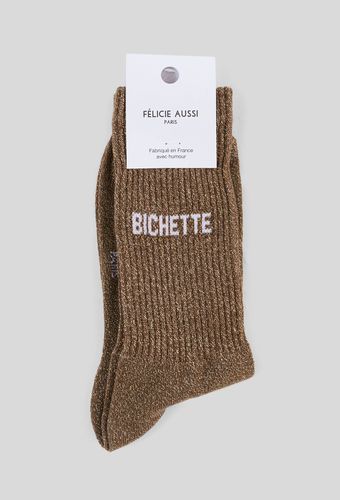 Paire de chaussettes à message Félicie Aussi - FELICIE AUSSI - Modalova