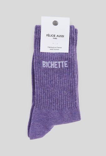 Paire de chaussettes à message Félicie Aussi - FELICIE AUSSI - Modalova