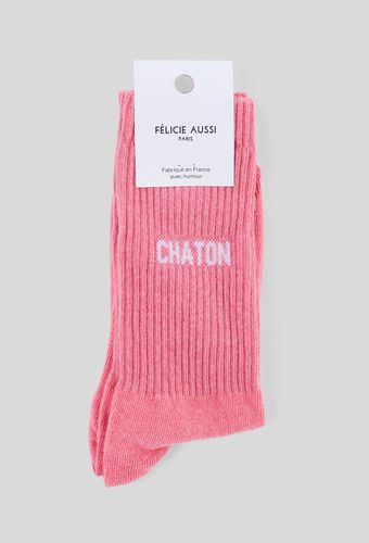 Paire de chaussettes à message Félicie Aussi - FELICIE AUSSI - Modalova