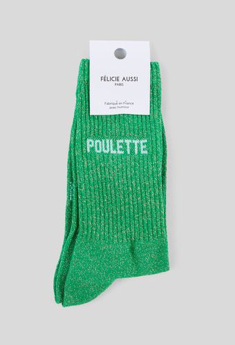 PAIRE DE CHAUSSETTES A MESSAGE - FELICIE AUSSI - Modalova