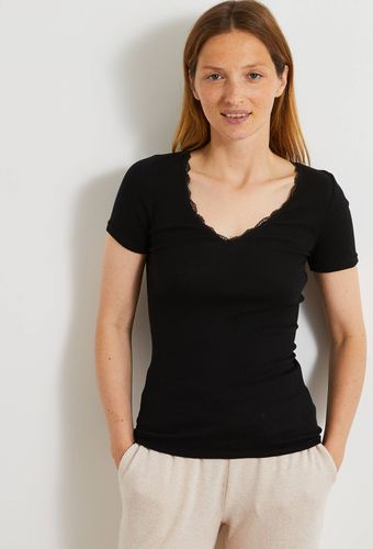 T-shirt manches courtes en coton BIO, certifié OEKO-TEX - MONOPRIX FEMME - Modalova
