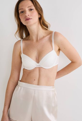 Soutien-gorge corbeille paddé IRIS en microfibre - MONOPRIX - Modalova