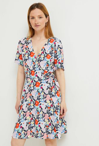 Robe nouée imprimée esprit portefeuille, EcoVero - MONOPRIX FEMME - Modalova