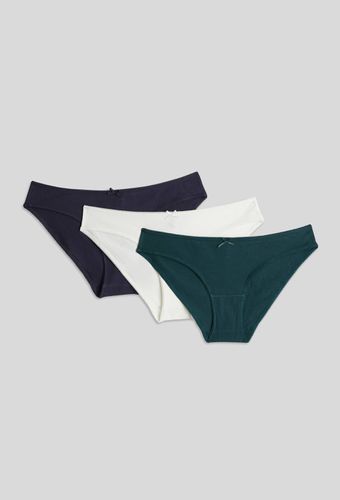 Lot de 3 culottes ALIX en coton BIO - MONOPRIX - Modalova