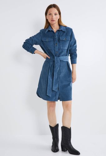 Robe courte en velours côtelé uni en coton BIO GOTS - MONOPRIX - Modalova
