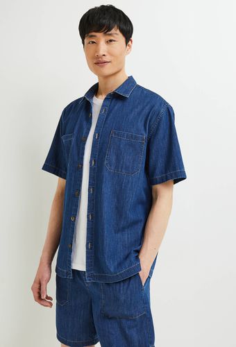 Chemise manches courtes en denim, Oeko-tex - MONOPRIX HOMME - Modalova