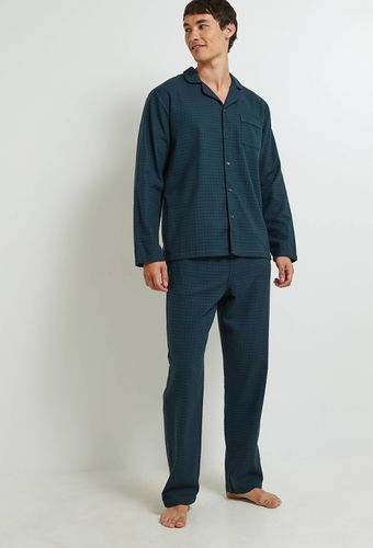 Pyjama manches longues et pantalon en flanelle, Oeko-Tex - MONOPRIX - Modalova