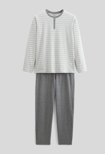 Pyjama rayé manches longues et pantalon en jersey de coton BIO GOTS - MONOPRIX - Modalova