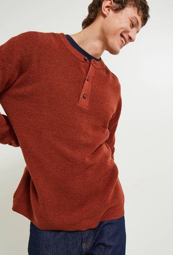 Pull col tunisien contenant de la laine, certifié Oekotex - MONOPRIX HOMME - Modalova