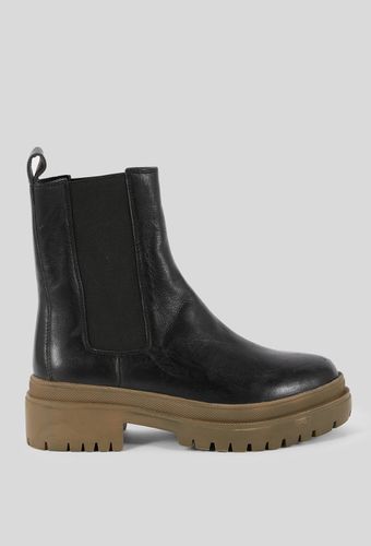 Bottines bicolore , Cuir lisse Responsable - MONOPRIX PREMIUM - Modalova