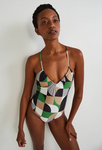 Maillot de bain 1 pièce SIRENE, matière recyclée - MONOPRIX - Modalova