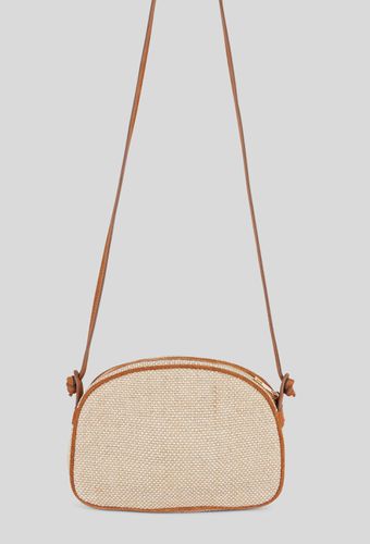 Sac bandoulière en jute lurex - MONOPRIX - Modalova