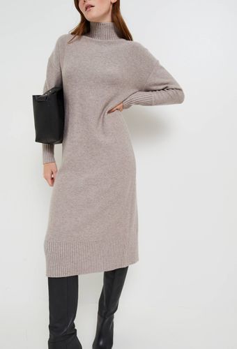 Robe longue col roulé en laine mélangée - MONOPRIX FEMME - Modalova