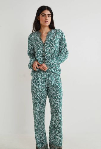Pyjama à imprimés contrastés, certifié EcoVero et Oeko-Tex - MONOPRIX LINGERIE - Modalova