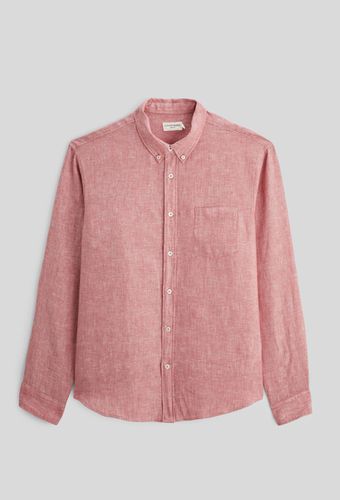 Chemise manches longues chambray en lin - MONOPRIX PREMIUM - Modalova