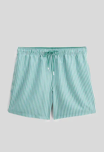 Short de bain à rayures en polyester recyclé - MONOPRIX - Modalova