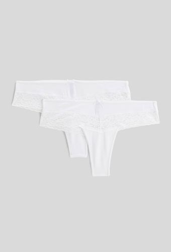 Lot de 2 tangas EMMA en coton BIO - MONOPRIX - Modalova