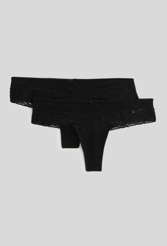 Lot de 2 tangas EMMA en coton BIO GOTS - MONOPRIX - Modalova