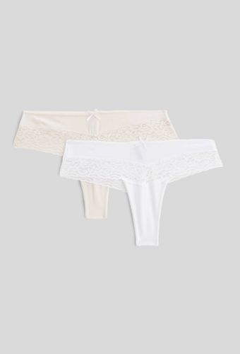 Lot de 2 tangas EMMA en coton BIO GOTS - MONOPRIX - Modalova