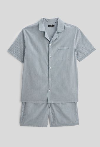 Pyjama rayé manches courtes et short en coton, Bio - MONOPRIX - Modalova