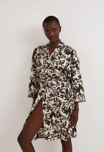 Kimono imprimé en satin polyester - MONOPRIX - Modalova