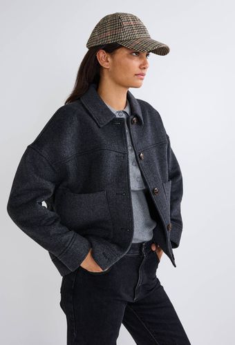 Veste boutonnée contenant de la laine, certifiée OEKO-TEX - S'ENGAGER POUR DURER - Modalova