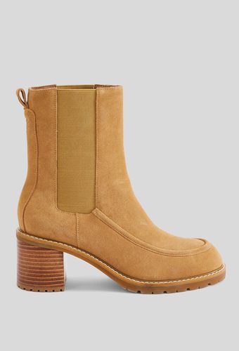 Bottines à talon, cuir responsable - MONOPRIX PREMIUM - Modalova